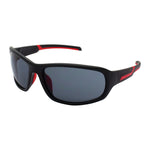 PL7025 Wrap Sunglasses (Men) - Black Smoke